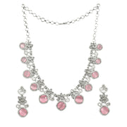 Crystal Red Charm Necklace - Opal Touch