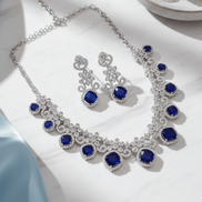 Crystal Red Charm Necklace - Opal Touch