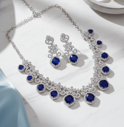 Crystal Red Charm Necklace - Opal Touch