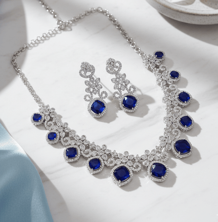 Crystal Red Charm Necklace - Opal Touch