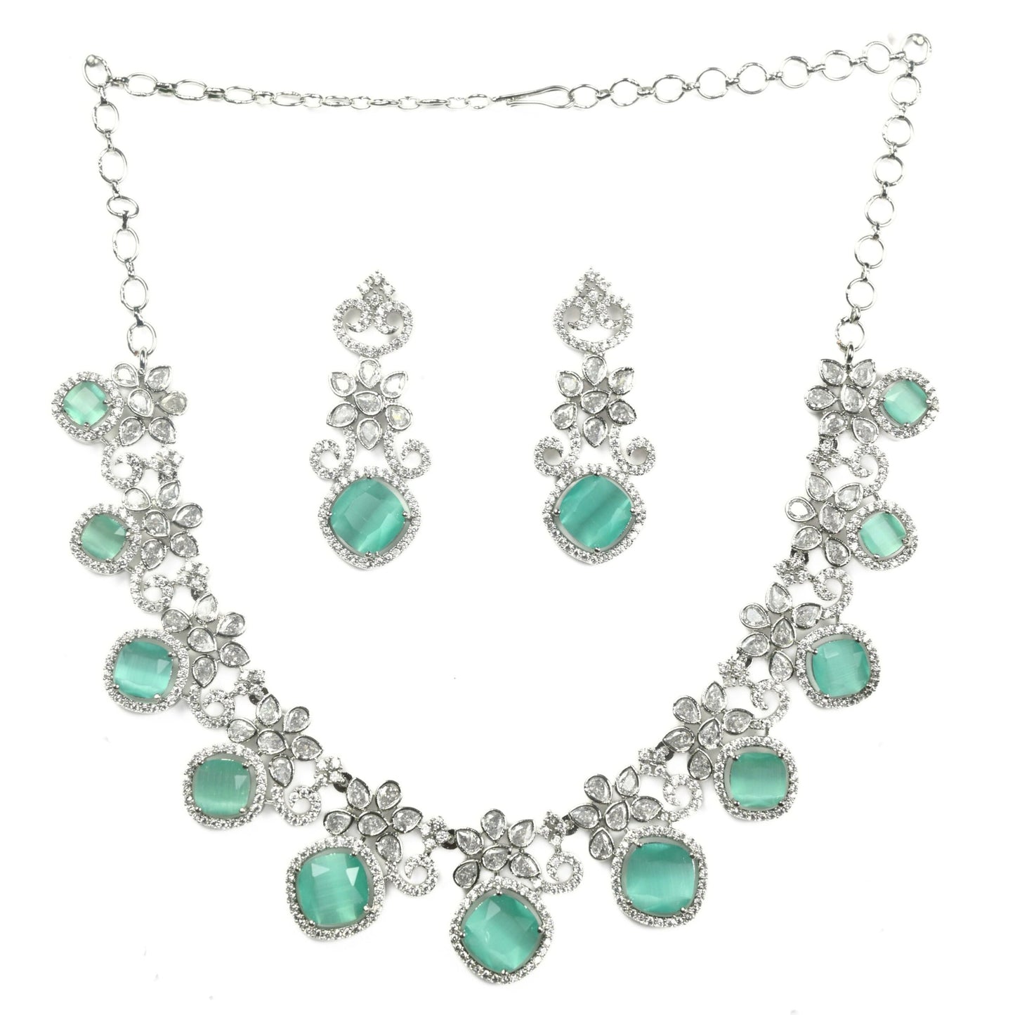 Crystal Red Charm Necklace - Opal Touch