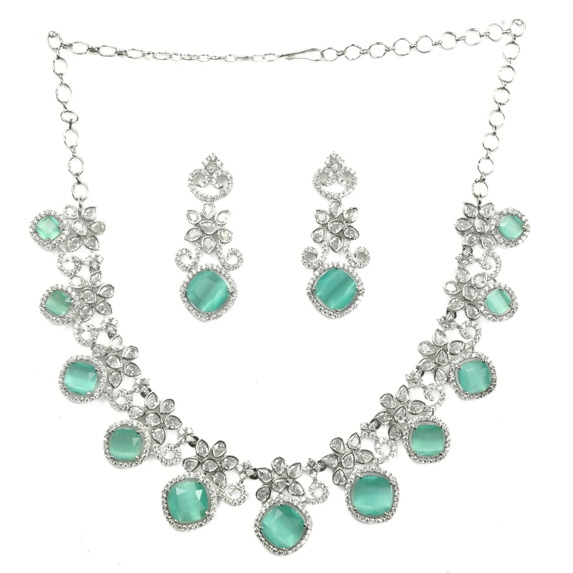 Crystal Red Charm Necklace - Opal Touch