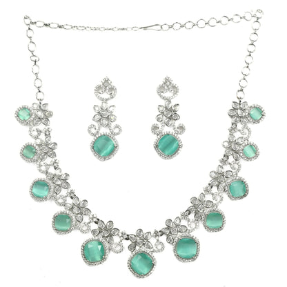 Crystal Red Charm Necklace - Opal Touch