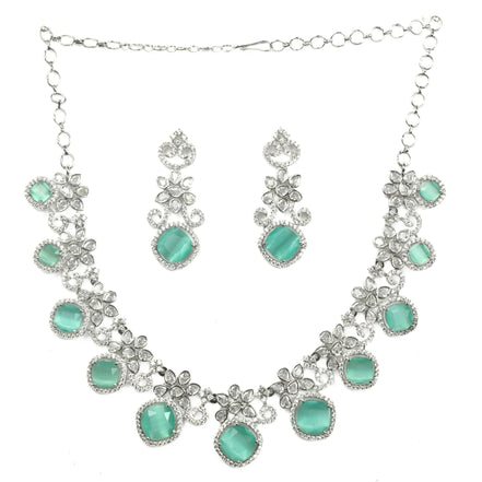 Crystal Red Charm Necklace - Opal Touch