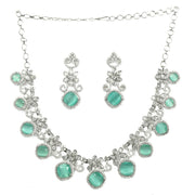Crystal Red Charm Necklace - Opal Touch