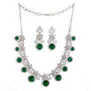 Crystal Red Charm Necklace - Opal Touch