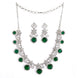 Crystal Red Charm Necklace - Opal Touch