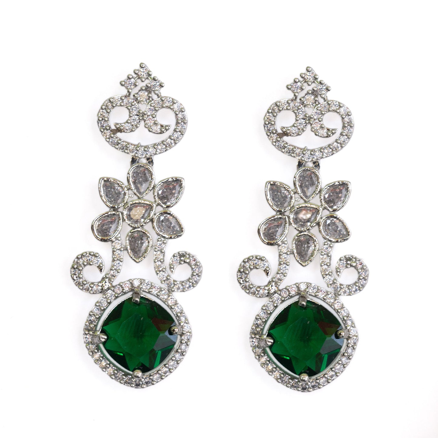 Crystal Red Charm Necklace - Opal Touch