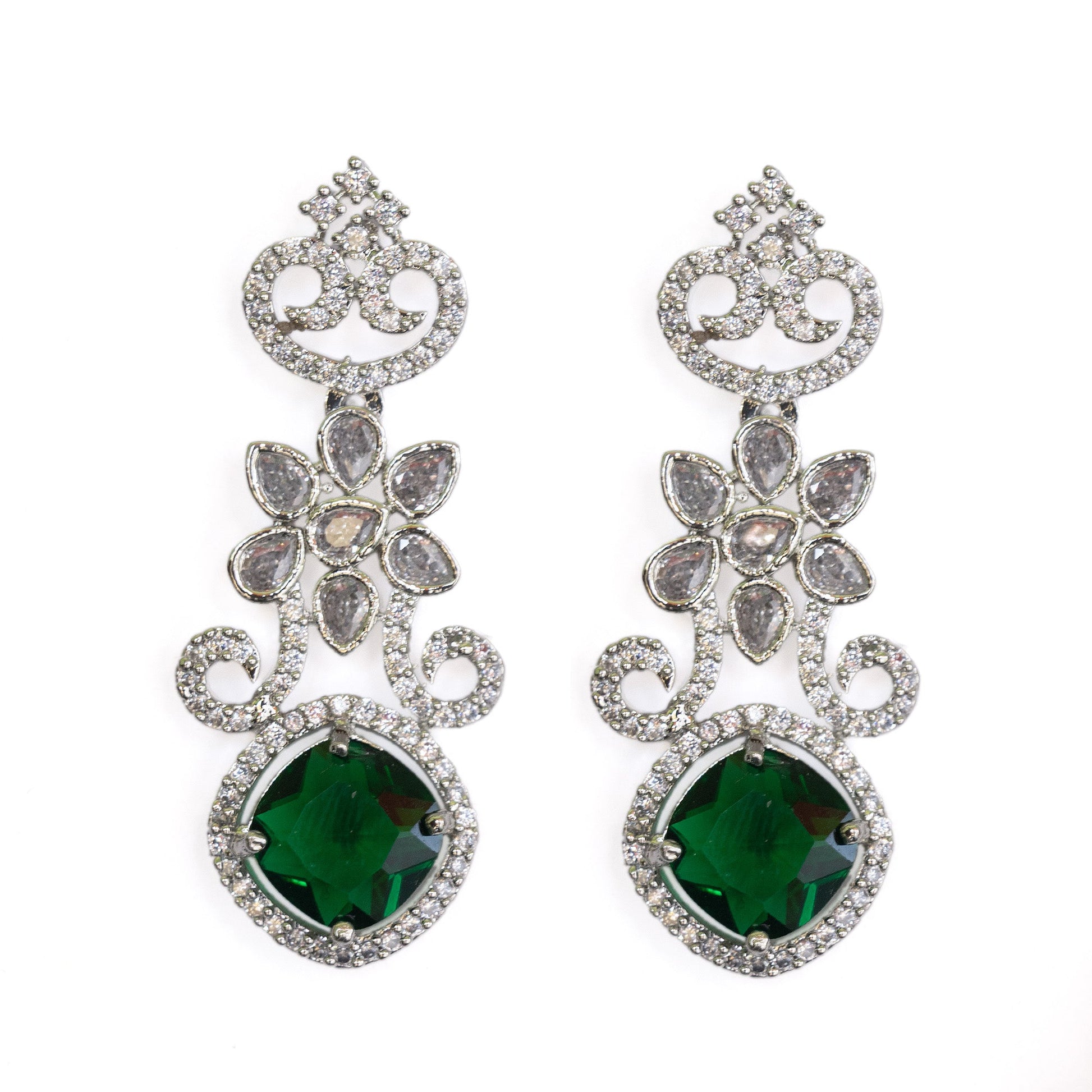 Crystal Red Charm Necklace - Opal Touch