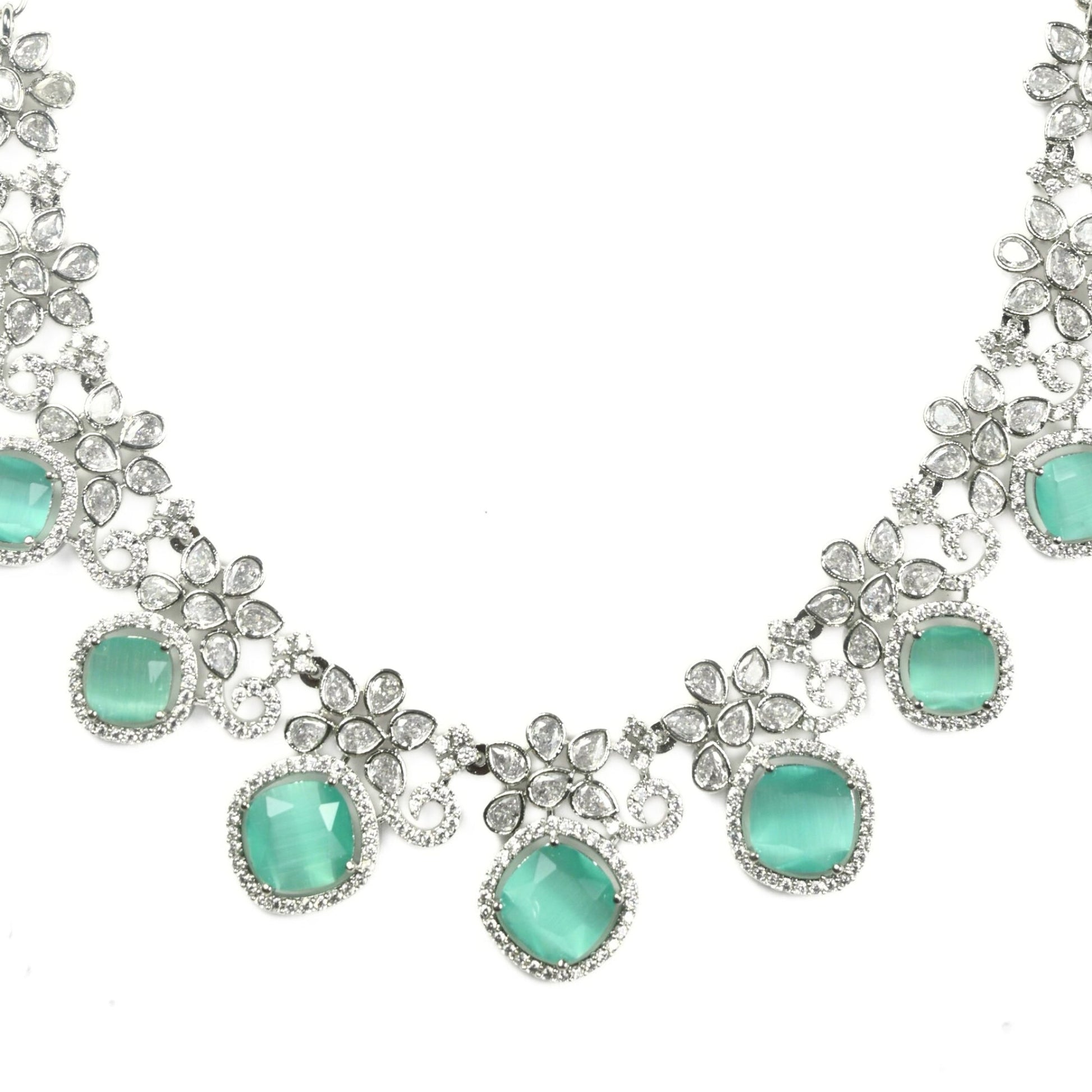 Crystal Red Charm Necklace - Opal Touch