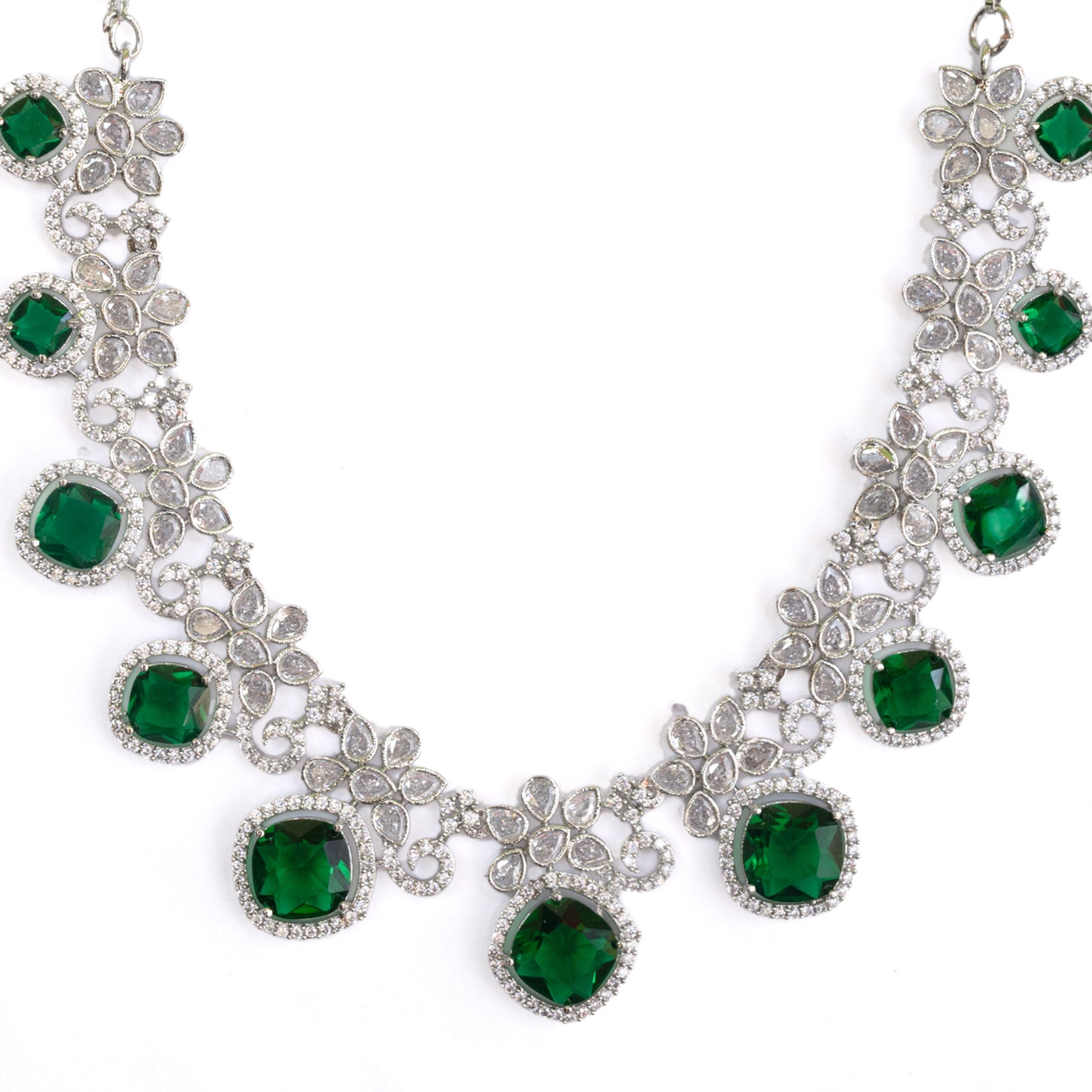 Crystal Red Charm Necklace - Opal Touch