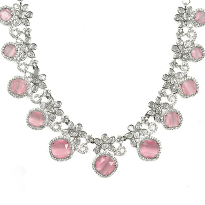 Crystal Red Charm Necklace - Opal Touch