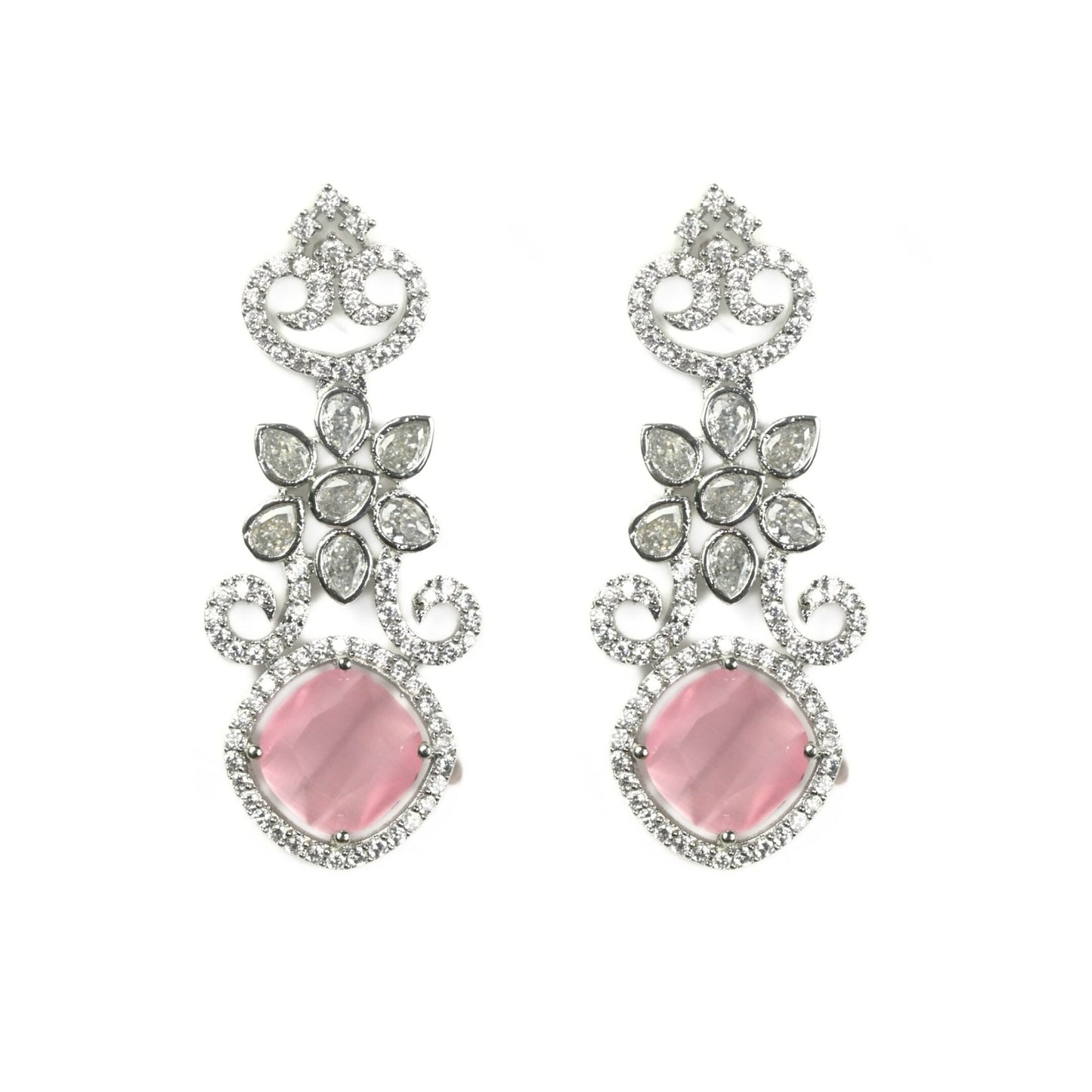 Crystal Red Charm Necklace - Opal Touch