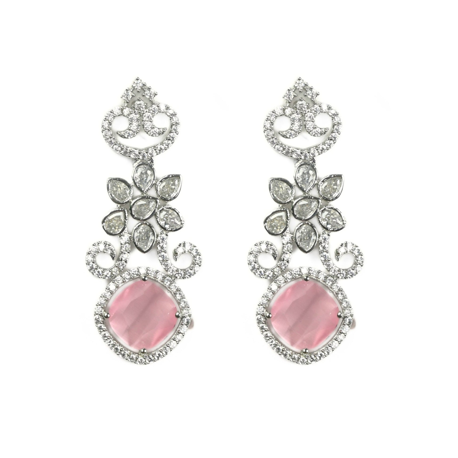 Crystal Red Charm Necklace - Opal Touch