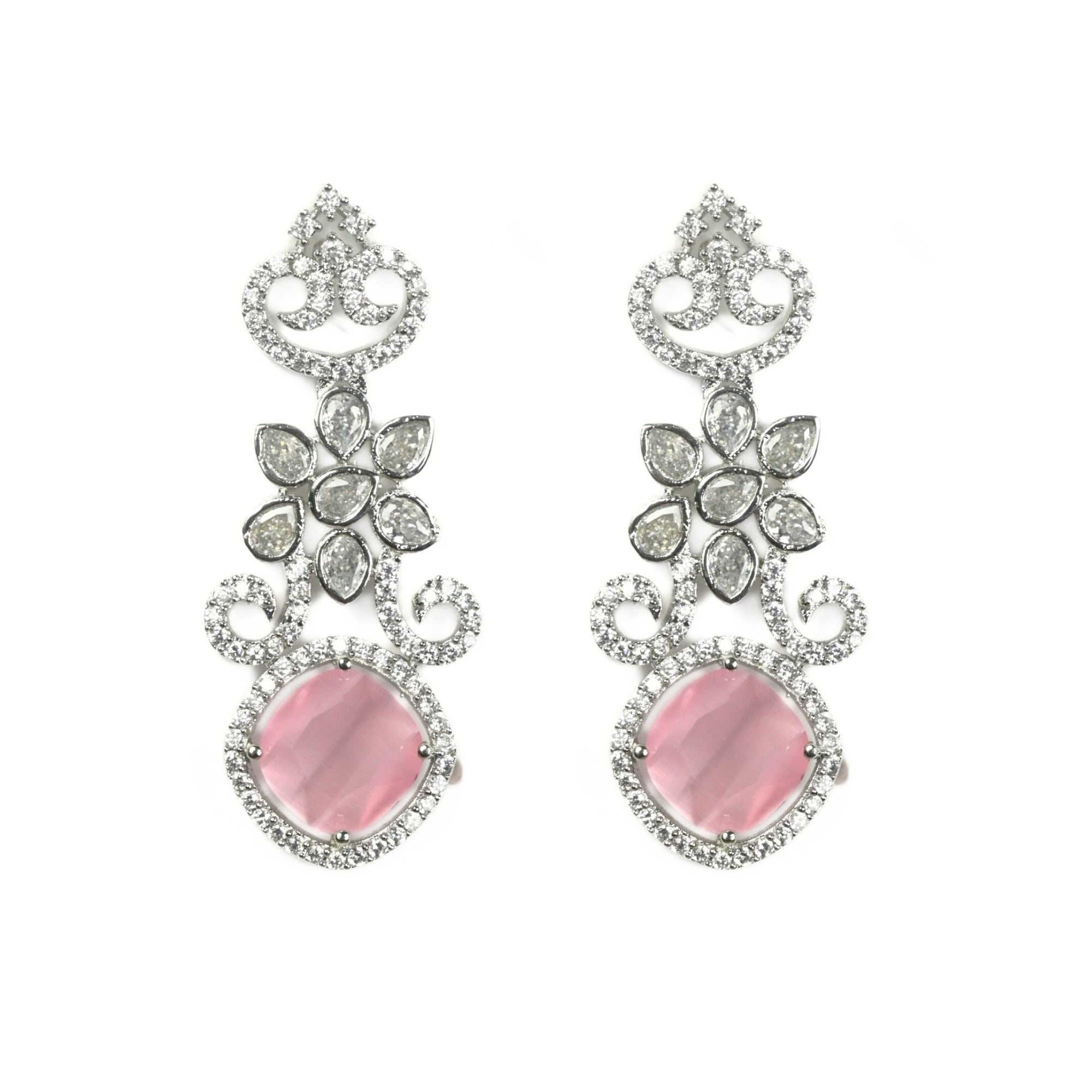 Crystal Red Charm Necklace - Opal Touch