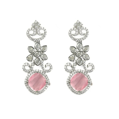 Crystal Red Charm Necklace - Opal Touch