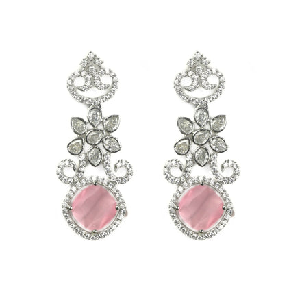 Crystal Red Charm Necklace - Opal Touch