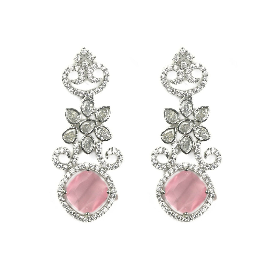 Crystal Red Charm Necklace - Opal Touch