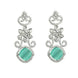 Crystal Red Charm Necklace - Opal Touch