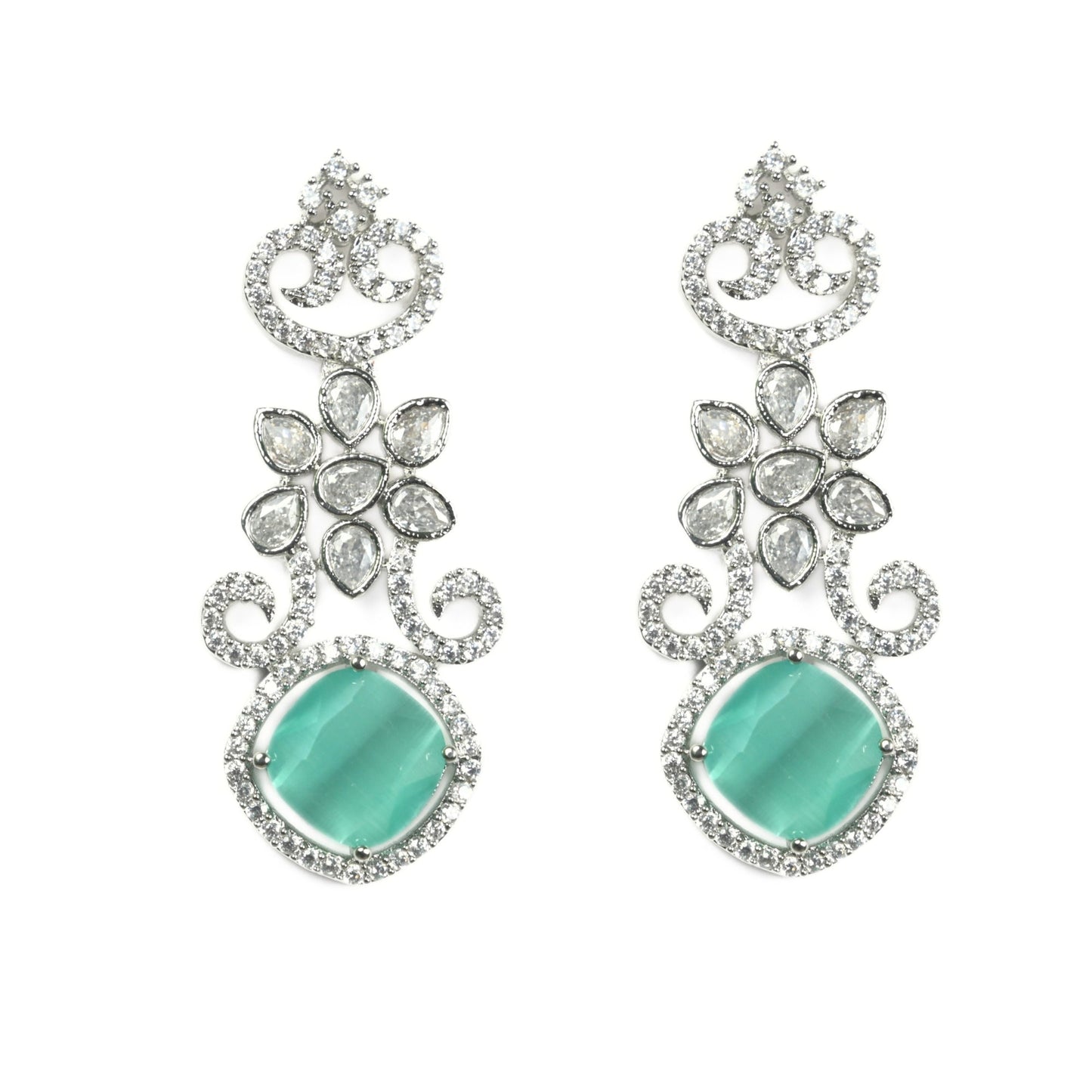 Crystal Red Charm Necklace - Opal Touch