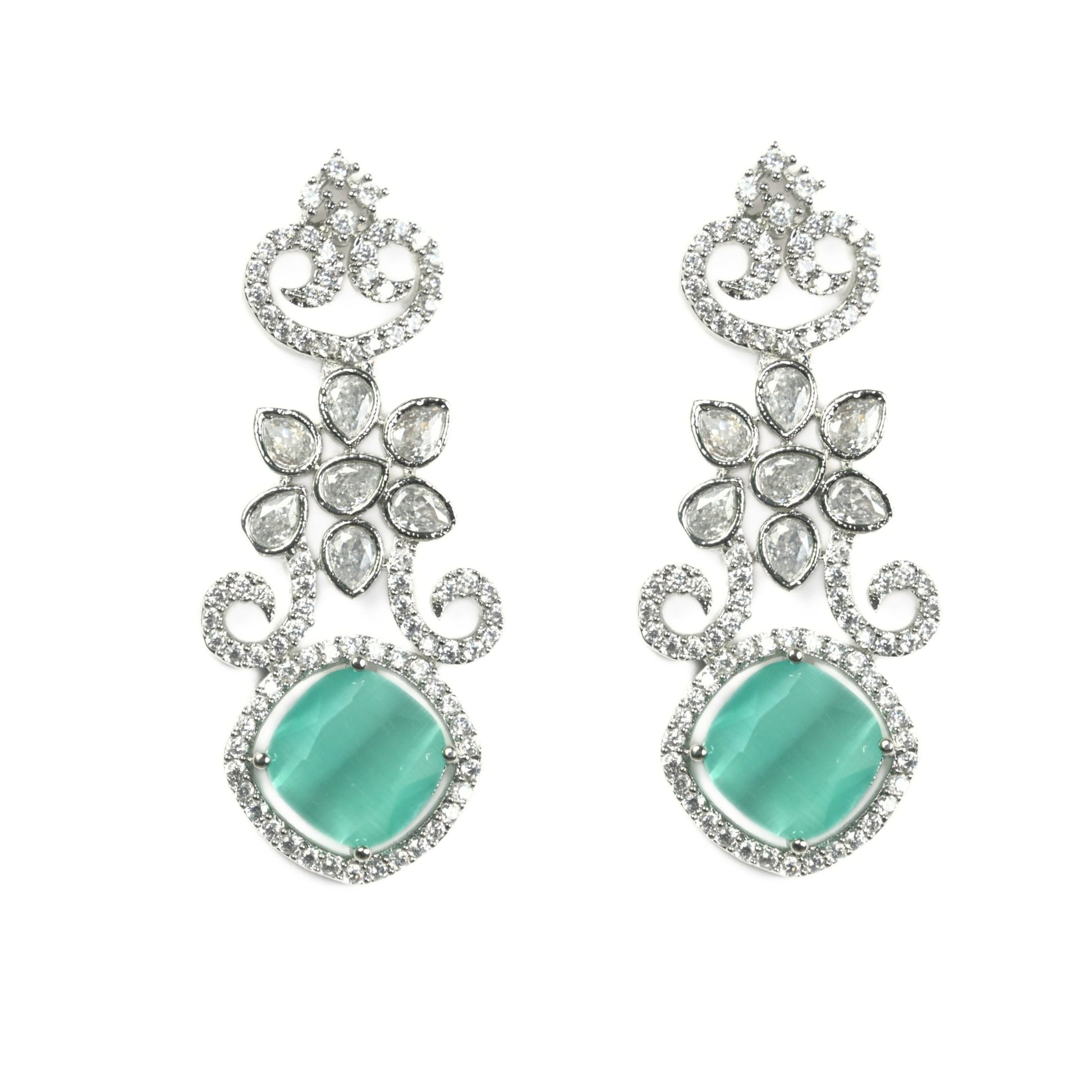 Crystal Red Charm Necklace - Opal Touch