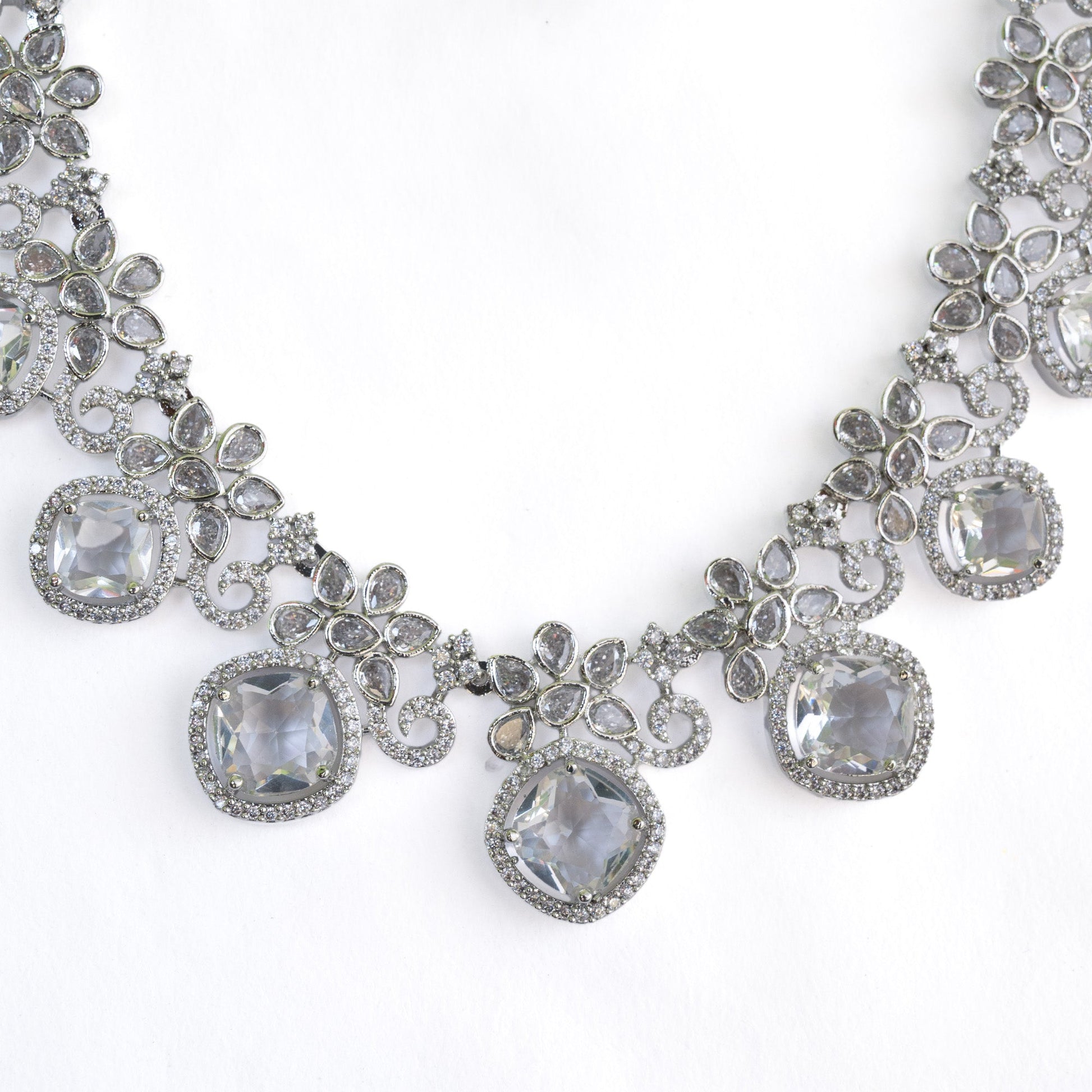 Crystal Red Charm Necklace - Opal Touch