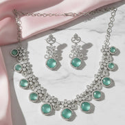 Crystal Red Charm Necklace - Opal Touch