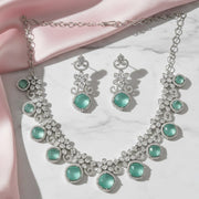 Crystal Red Charm Necklace - Opal Touch