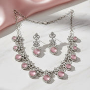 Crystal Red Charm Necklace - Opal Touch