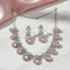 Crystal Red Charm Necklace - Opal Touch