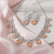 Crystal Red Charm Necklace - Opal Touch