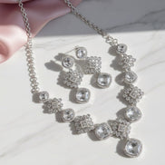 Crystal Red Elegance Necklace - Opal Touch