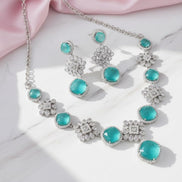 Crystal Red Elegance Necklace - Opal Touch