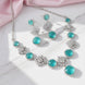Crystal Red Elegance Necklace - Opal Touch