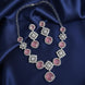 Crystal Red Elegance Necklace - Opal Touch
