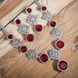 Opal Touch - Crystal Red Elegance Necklace - Necklace