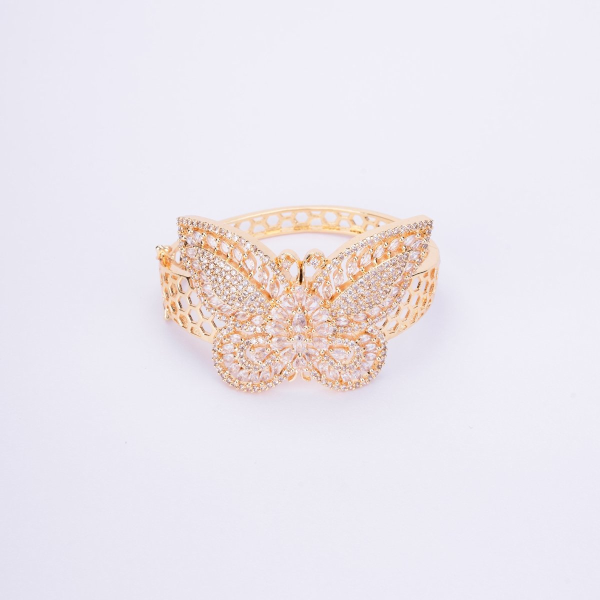 Cubic Zirconia Butterfly Bracelet - Opal Touch
