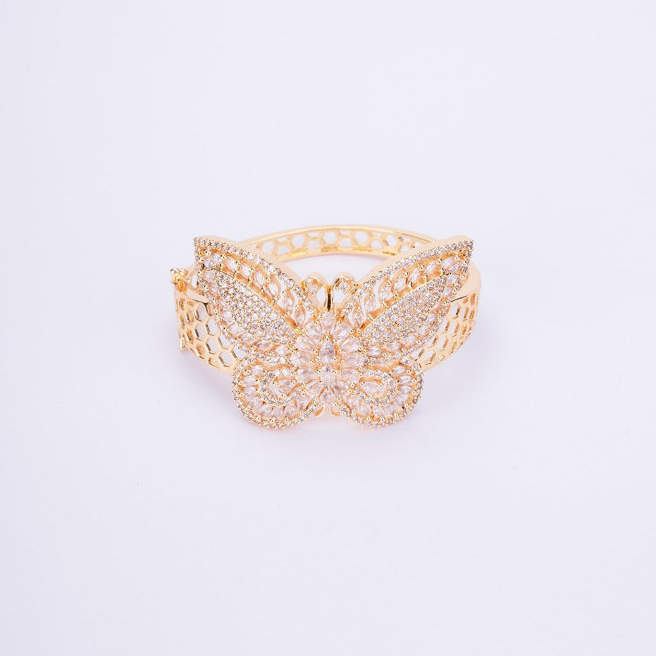Cubic Zirconia Butterfly Bracelet - Opal Touch
