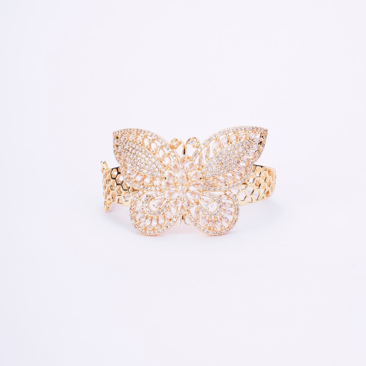 Cubic Zirconia Butterfly Bracelet - Opal Touch