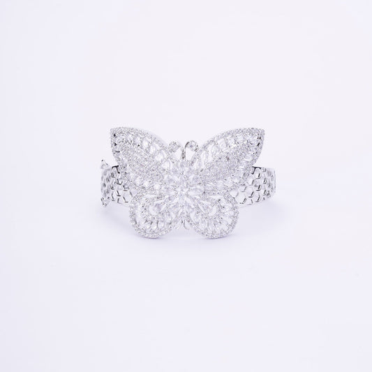 Opal Touch - Cubic Zirconia Butterfly Bracelet - Bracelet