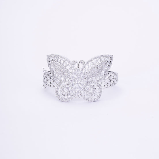 Opal Touch - Cubic Zirconia Butterfly Bracelet - Bracelet