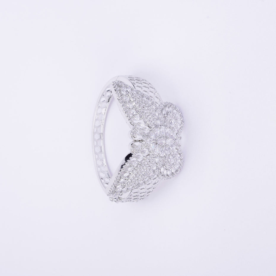Opal Touch - Cubic Zirconia Butterfly Bracelet - Bracelet