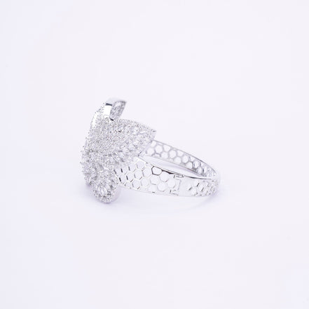 Opal Touch - Cubic Zirconia Butterfly Bracelet - Bracelet