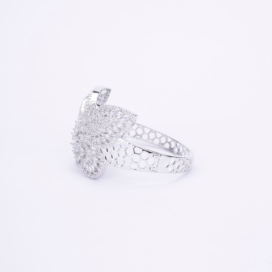 Opal Touch - Cubic Zirconia Butterfly Bracelet - Bracelet