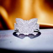 Opal Touch - Cubic Zirconia Butterfly Bracelet - Bracelet