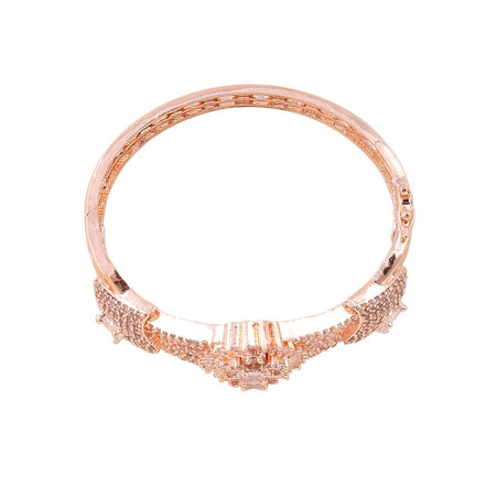 Cubic Zirconia Kada Bracelet - Opal Touch