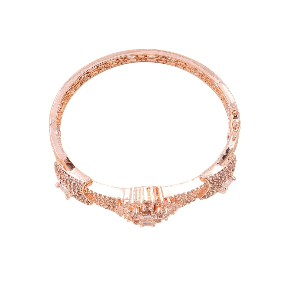 Cubic Zirconia Kada Bracelet - Opal Touch