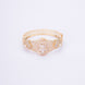 Opal Touch - Cubic Zirconia Kada Bracelet - Bracelet