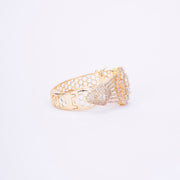 Opal Touch - Cubic Zirconia Kada Bracelet - Bracelet