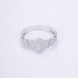 Elegant CZ Kada Bracelet - Dazzling Wrist Accessory - Opal Touch